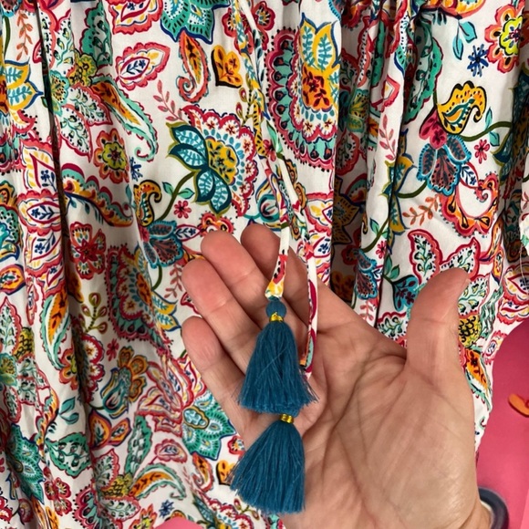 La Blanca Resort Wear NEW Floral Multicolor Women's Top - Picture 8 of 8